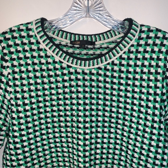Maje Moxanne Tweed Cotton-Knit Top - Picture 12 of 15